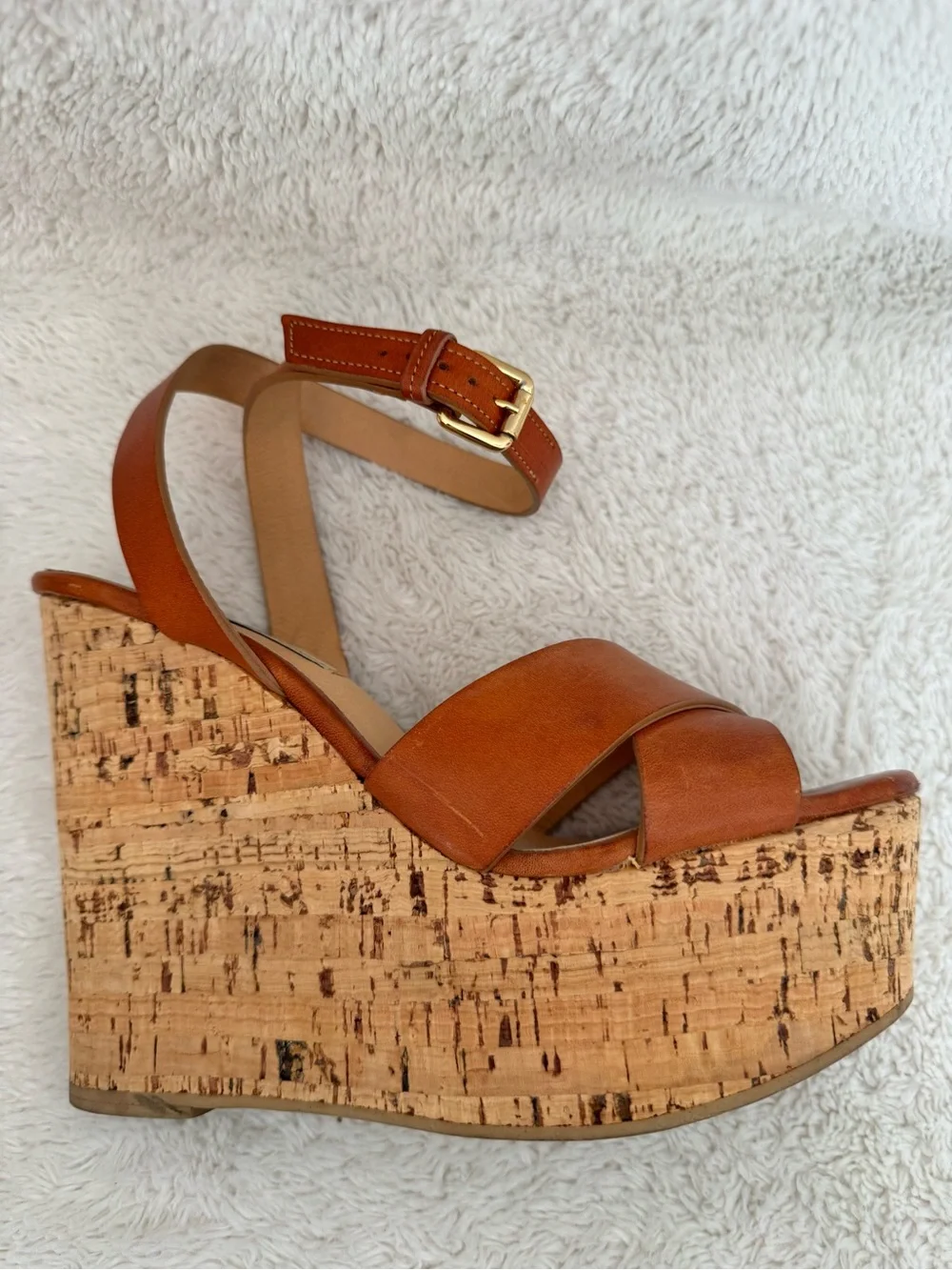 L’Auture Chose leather cork platform sandals size 40 Shopbop